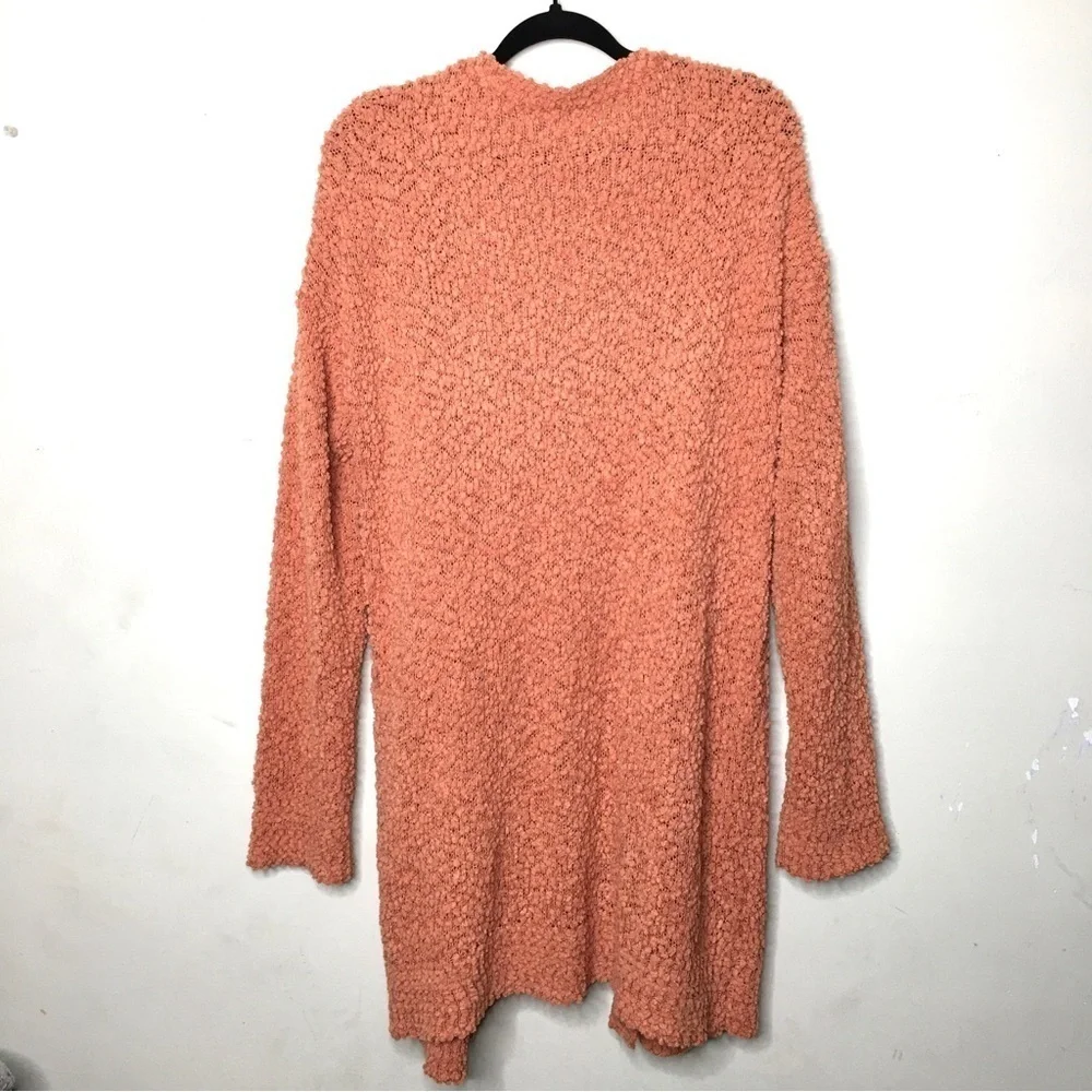 Listicle Pumpkin Spice Cozy Popcorn Knit Cardigan‎